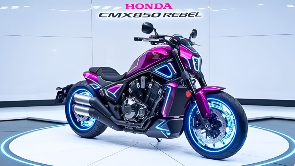 Honda CMX850 Rebel Concepto 2026: Motocicleta Cruiser Moderna con Diseño Minimalista y Estilo Urbano Futurista