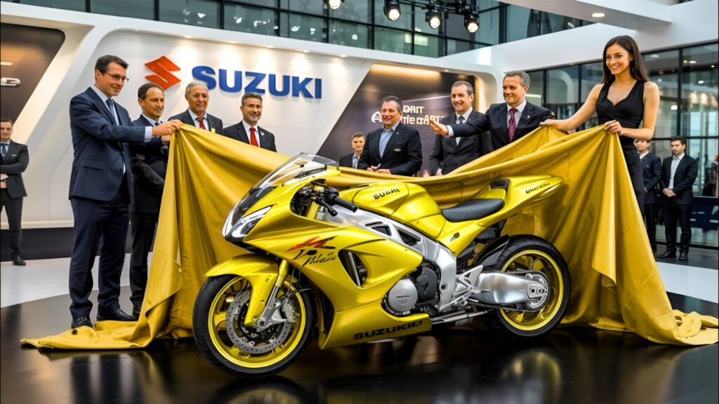 Suzuki Hayabusa Amarilla: La Superdeportiva que Roba Miradas en su Presentación