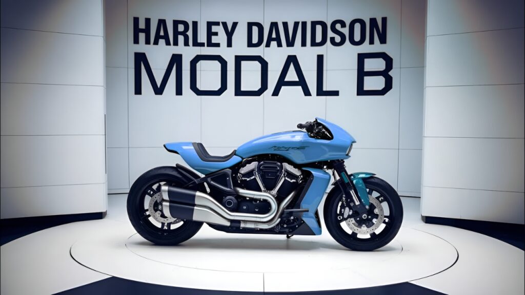 Harley-Davidson Model B Conceptual: Moto Custom Moderna con Diseño Futurista y Estilo Exclusivo